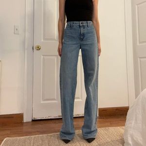Helmut Lang wide leg jeans. Size 26